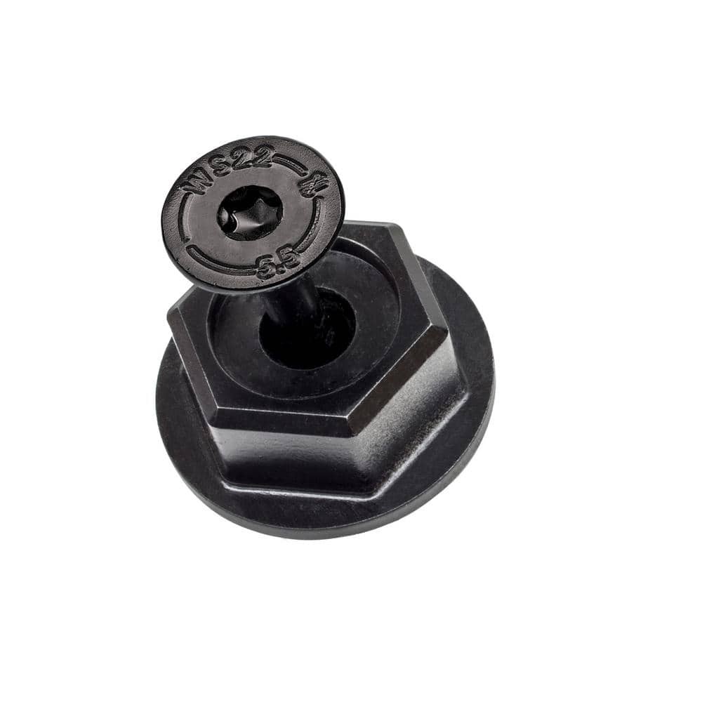 Outdoor Accents Black Powder-Coated Hex-Head Washers (24-Pack)