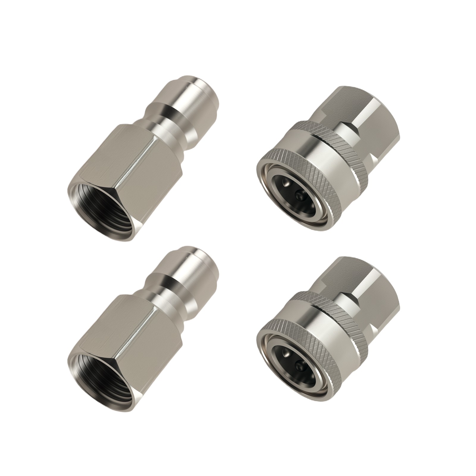 3/8″ NPT Female Quick Connect Adapter for Pressure Washer Pump Stainless 5000PSI