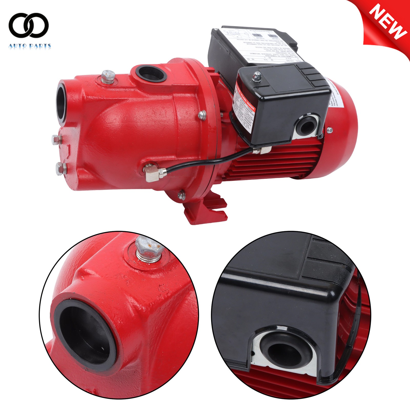 Cast Iron 3/4 HP, 13 GPM Dual 115/230v Shallow Well Jet Pump, 97080701