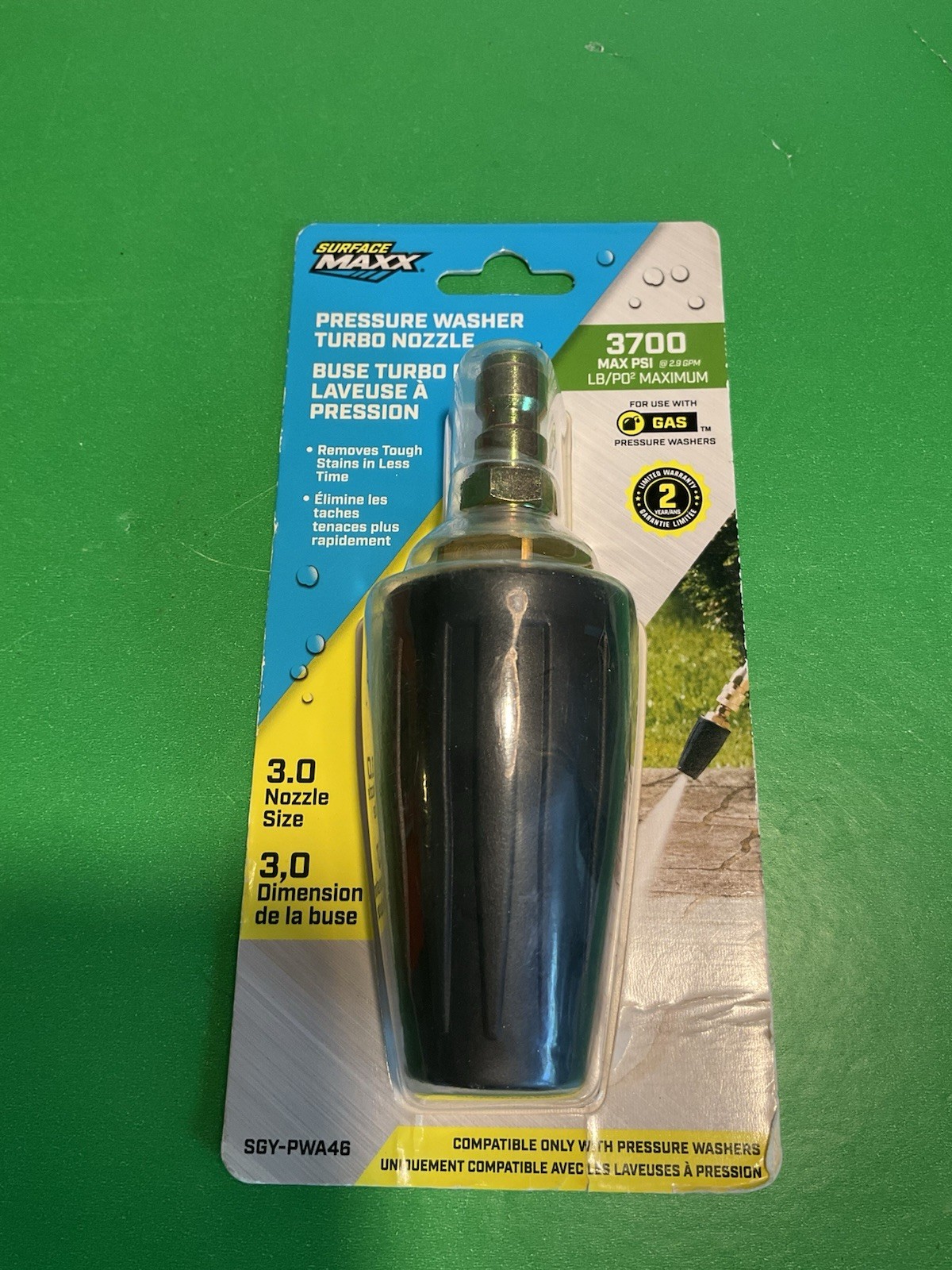 Surface Maxx Turbo Nozzle 3700 PSI Pressure Washer Nozzle -new