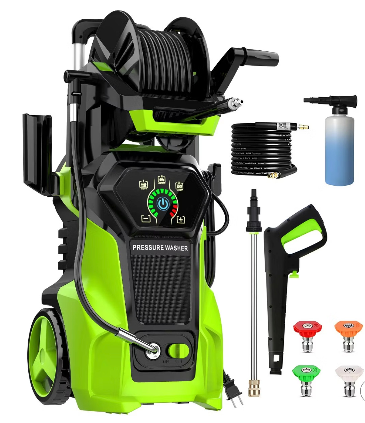 NEW 3800 PSI Electric Pressure Washer 1800W 2.8 GPM Touch Screen NIB