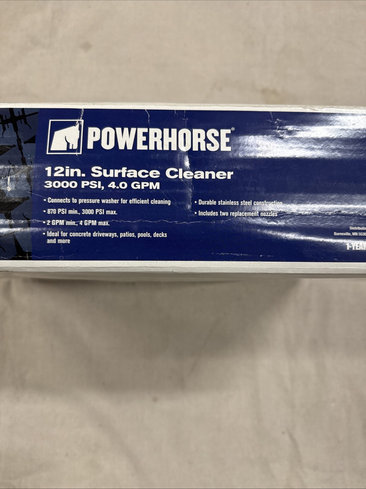 Powerhorse 12in. Surface Cleaner 3000PSI Power Washer NEW IN BOX!!!