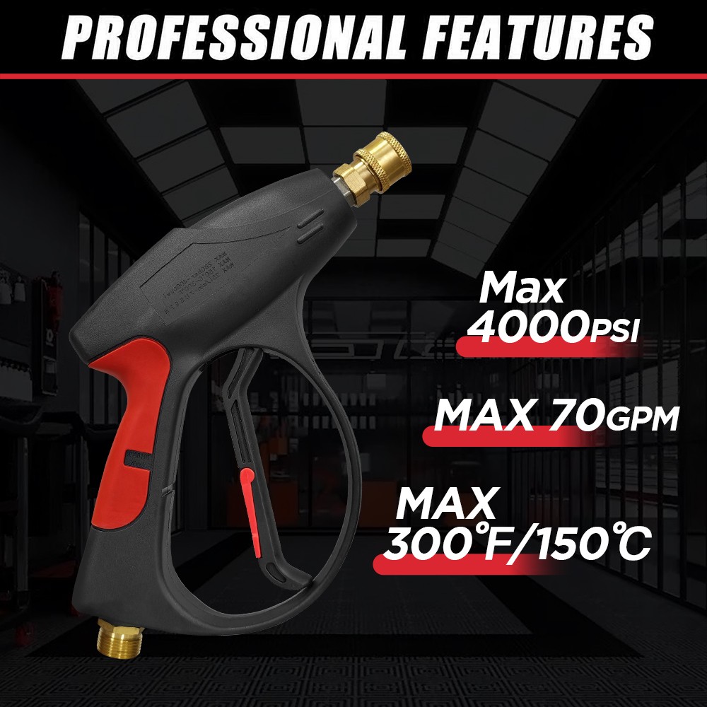 New Pressure Washer Gun Car Wash Soap Lance Cannon Spray Bottle Snow Foam Kit