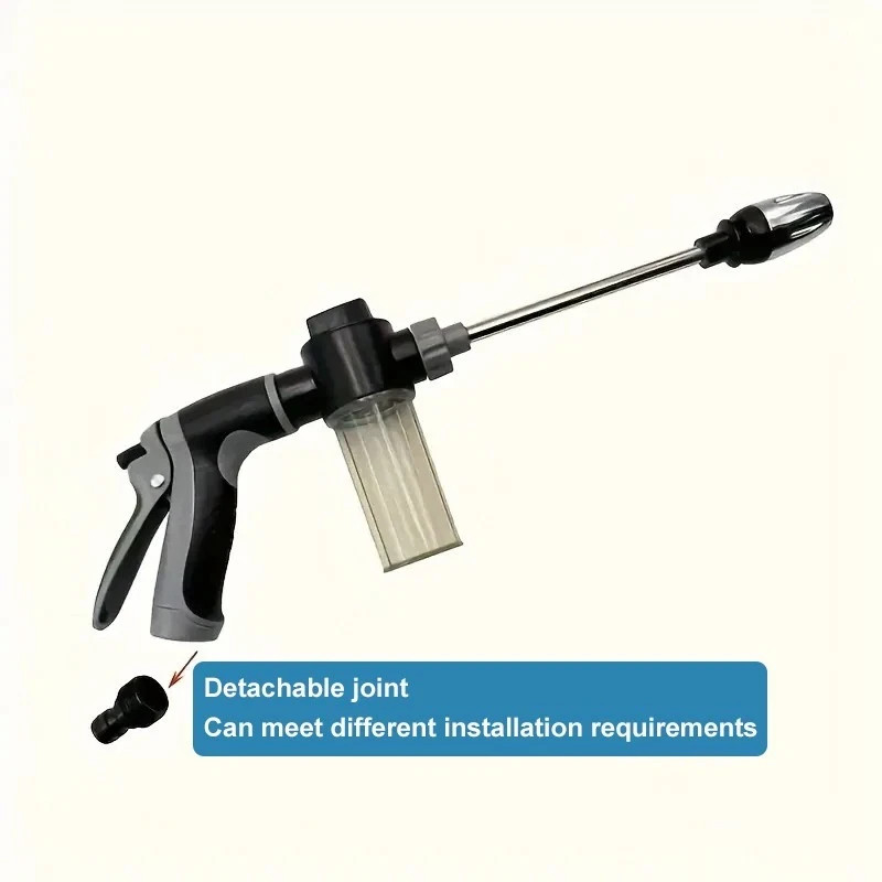Car Snow Foam Washer Gun High Pressure Garden Wash Cleaning Soap Bottle Sprayer