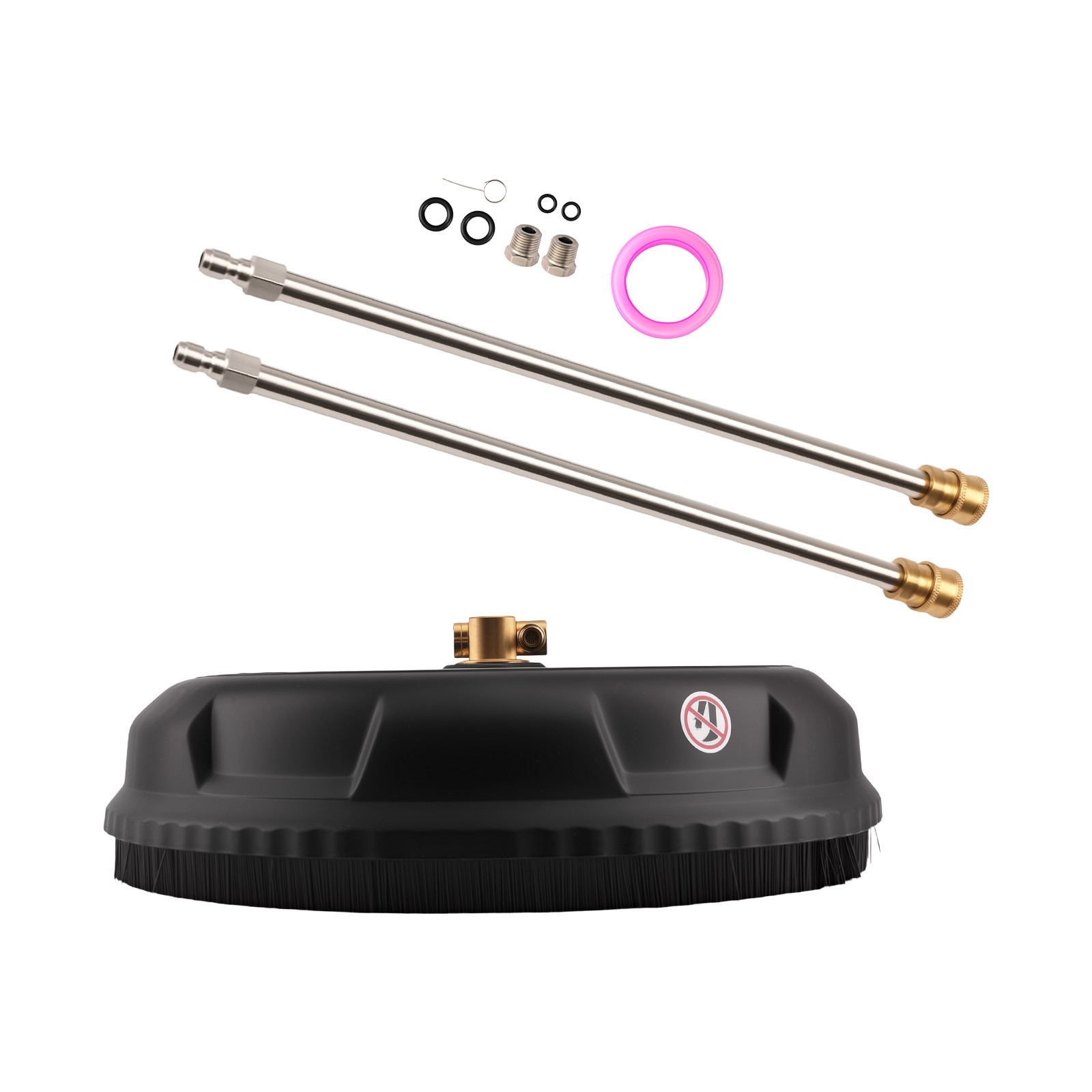15″ Pressure Washer Surface Cleaner w/ Extension Wands 1/4″ Quick Connect