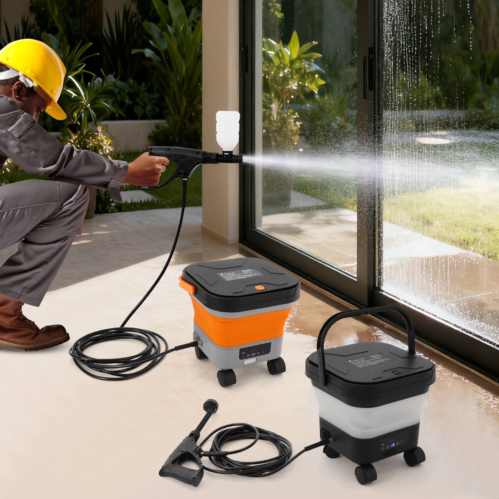 Multifunction Pressure Washer Portable Foldable Sprayer Washer Car Wash Machine