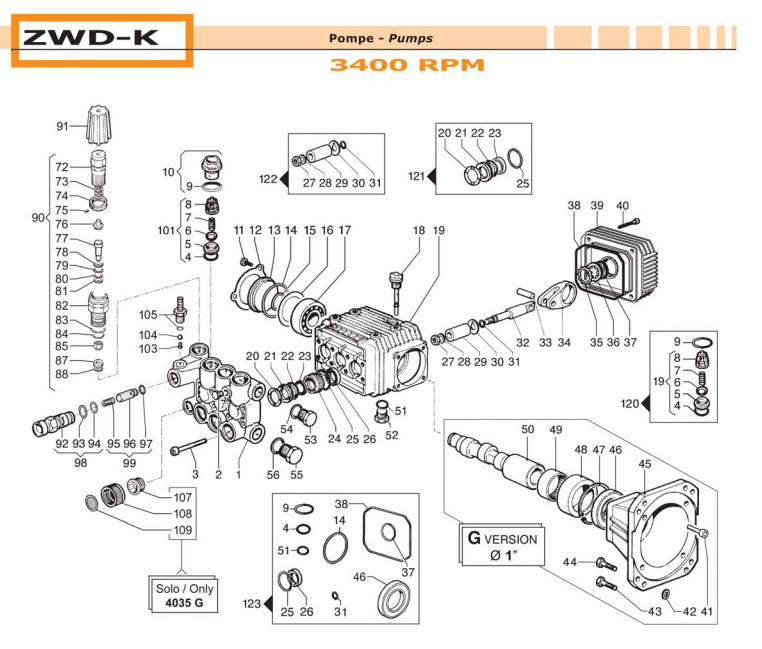DEWALT PRESSURE WASHER PUMP COMET Sight Glass Oil Cover & O-ring Kit