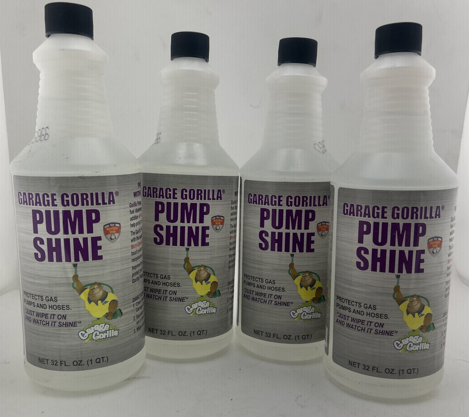 4 Pack Garage Gorilla GG-6/32 Garage Gorilla Gas Pump Cleaner, 32 Oz Each