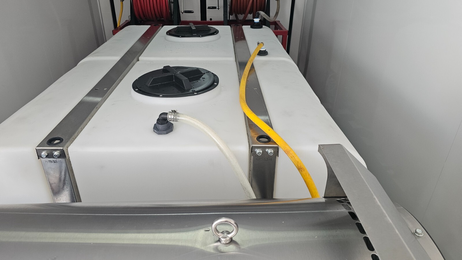 ENCLOSED HOT WATER PRESSURE WASH/SOFT WASH TRAILER W/ SPOT FREE