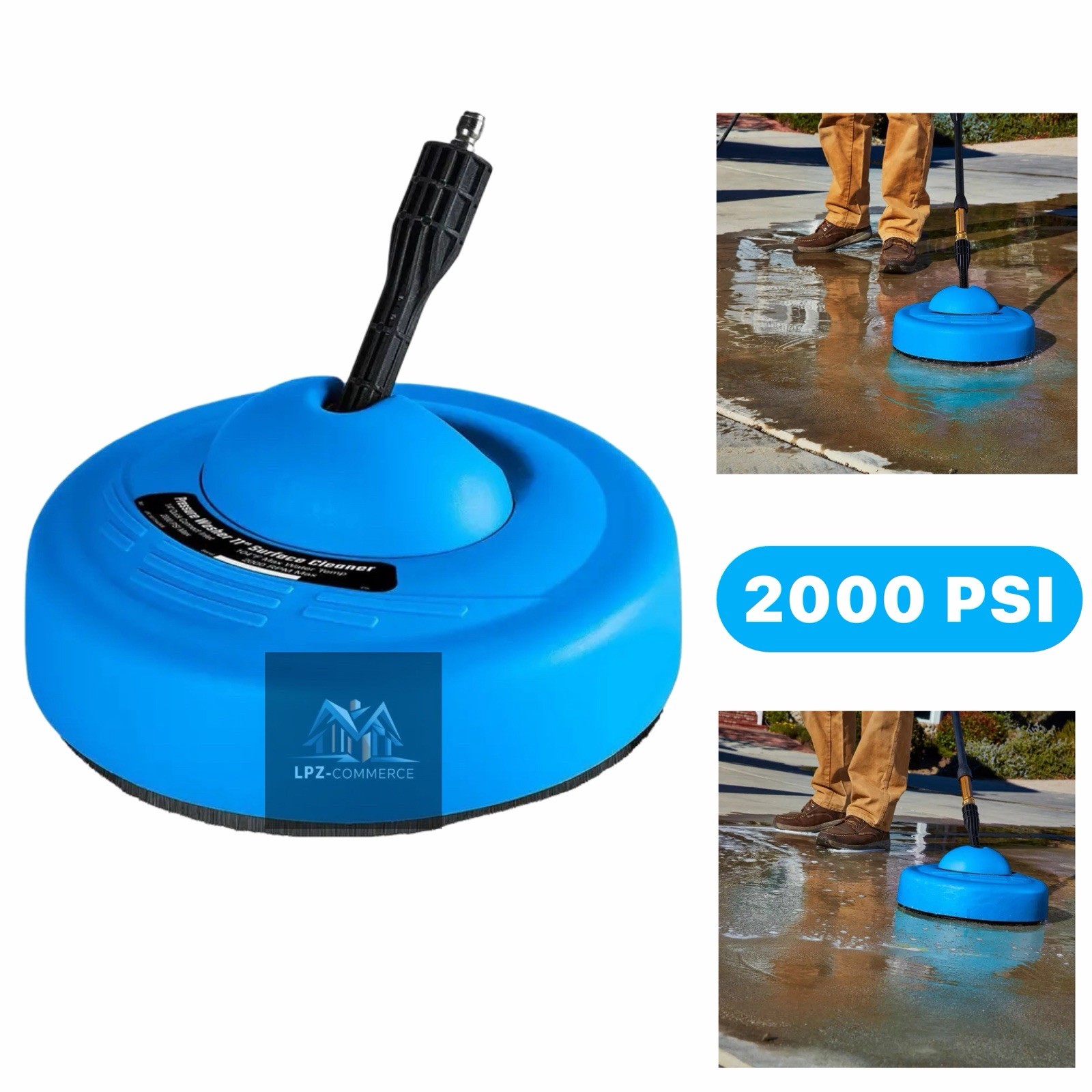 11 in. Surface Cleaner – 2000 PSI, Dual Jets, Electric Washer