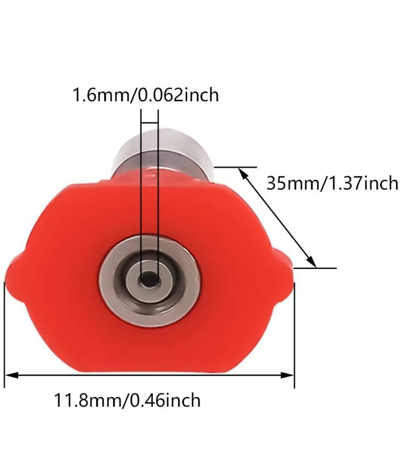 1/4″ Stainless Steel Pressure Washer Nozzle Pressure Washer Spray Nozzle Tips