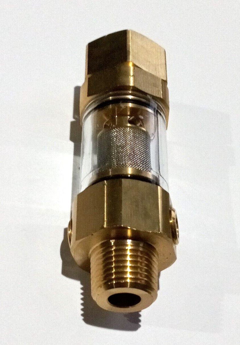 MTM ClearView In-Line Filter With One 1/4 Bypass, 1/2″ NPT x 3/4 Garden Hose