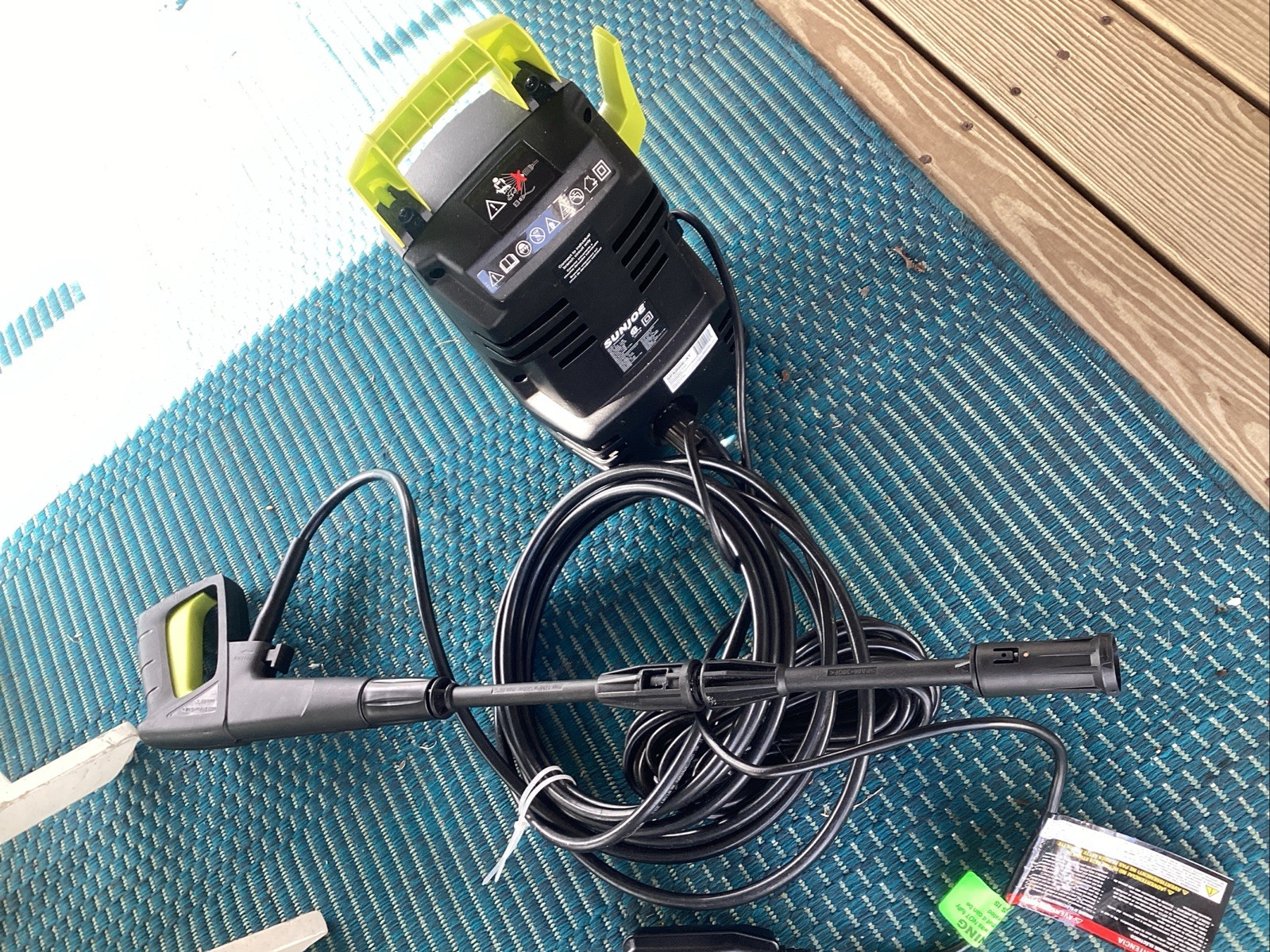 Sun Joe Pressure Washer SPX205E XT Electric Power Wash Compact Wand Sprayer
