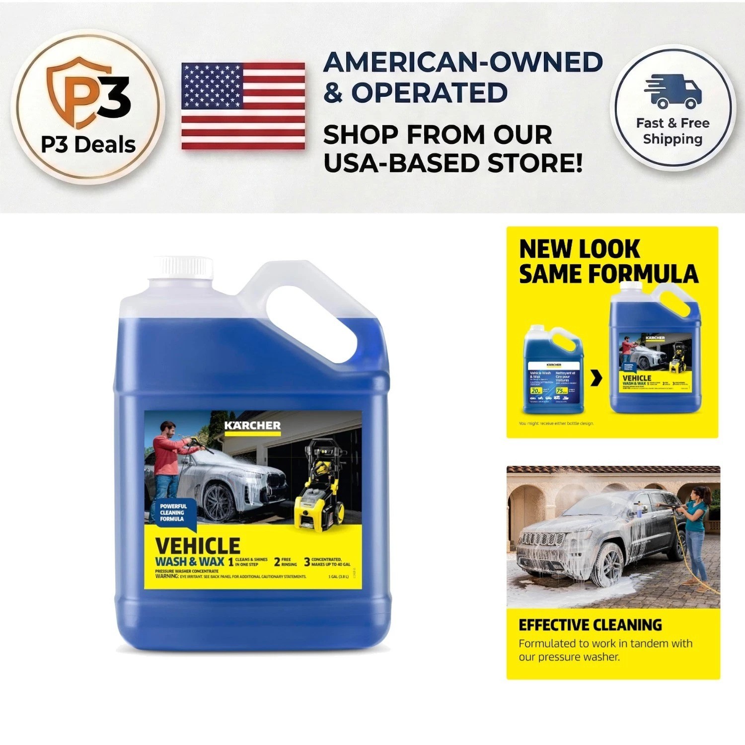 Kärcher Multi-Purpose Vehicle Cleaner: Perfect for Cars, Trucks, RVs, and More!
