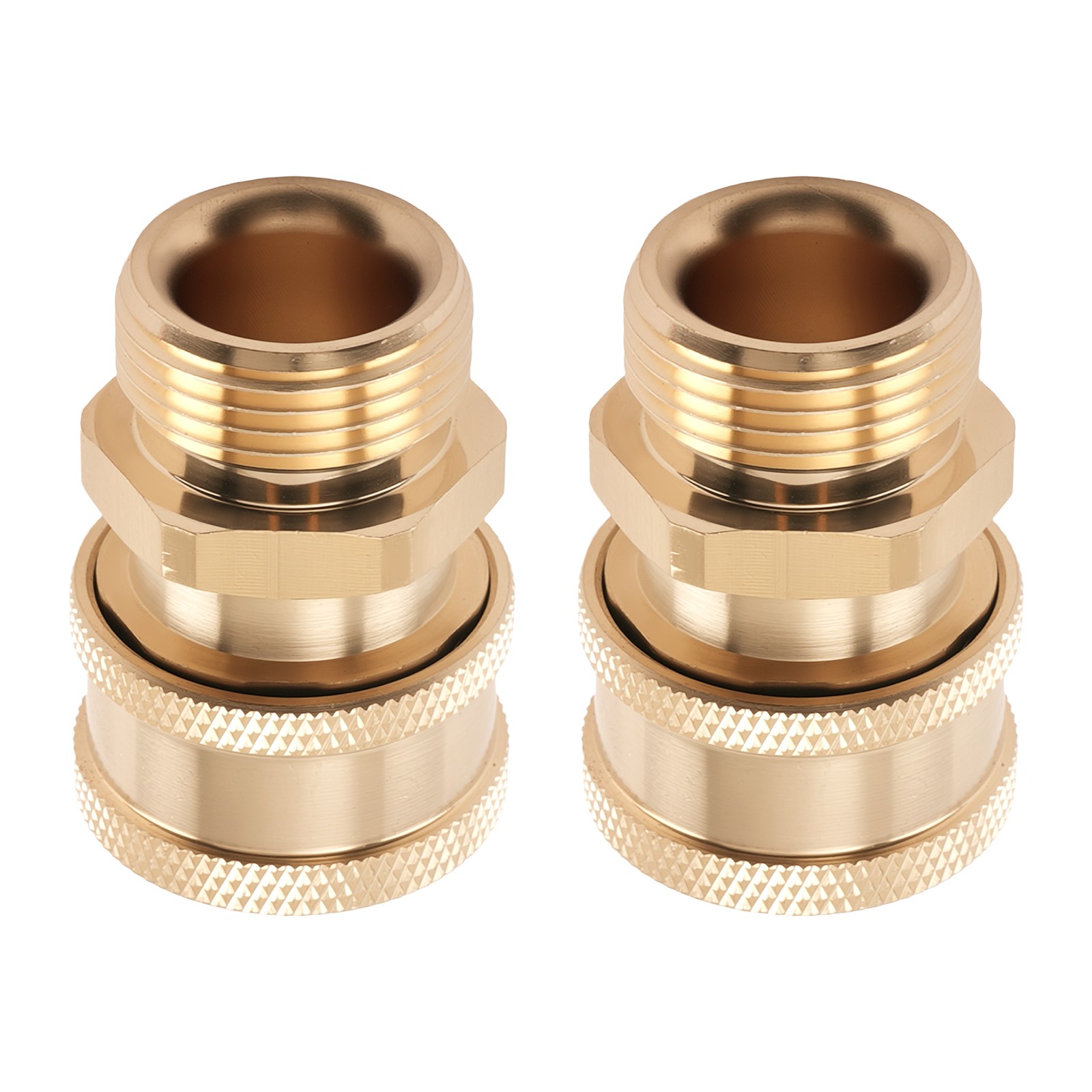 Pressure Washer Coupler M22-14MM to 3/8” Quick Connect 5000 PSI Stainless Steel