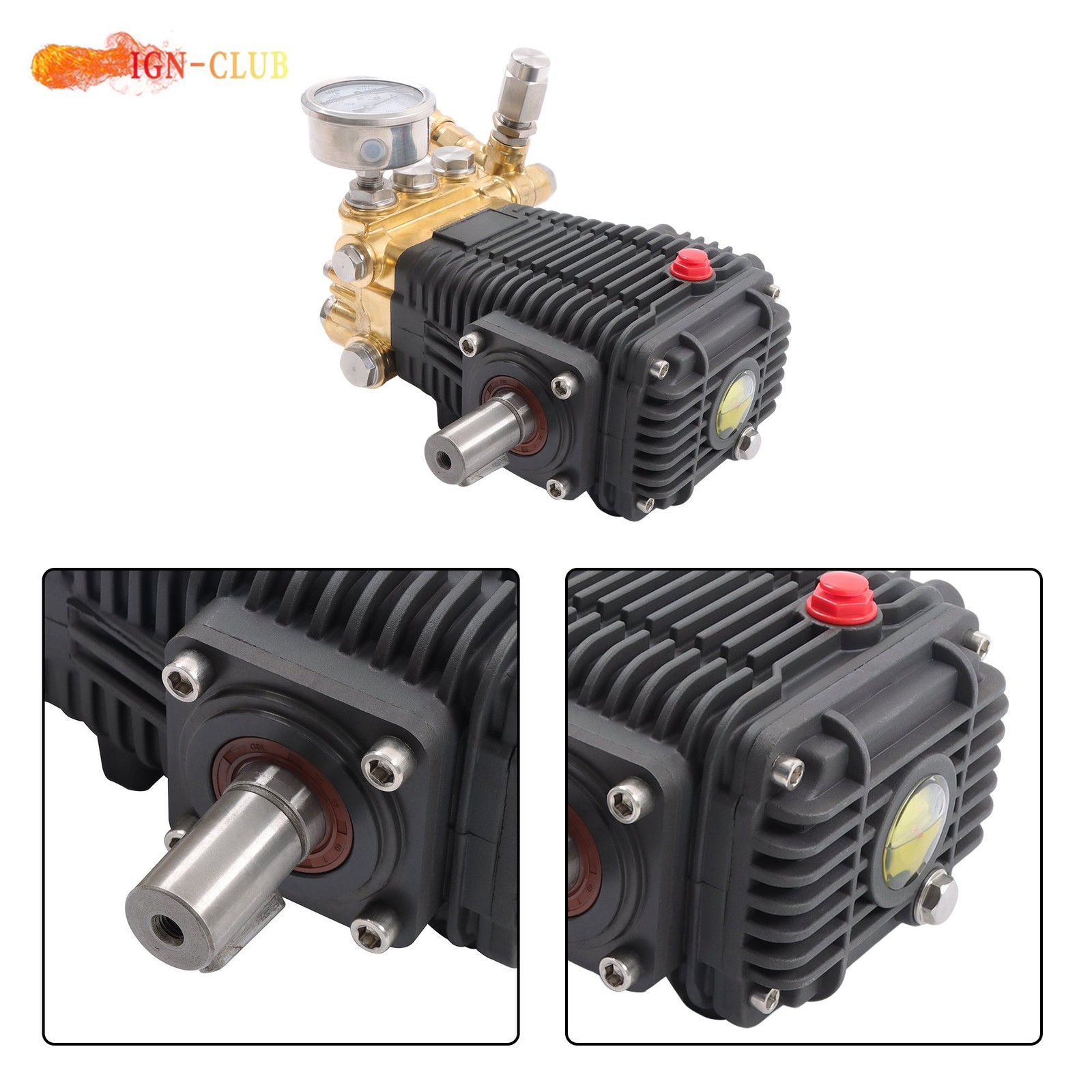 Belt Drive 5.6GPM 4.5 HP General Right Shaft 3500 PSI Pressure Washer Pump