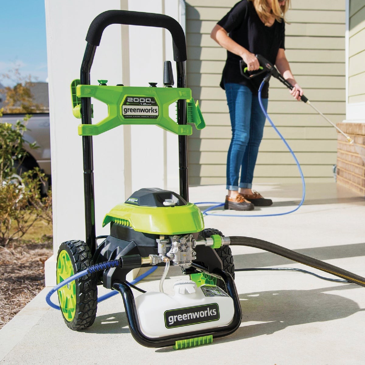 Greenworks 2000-PSI 1.2 GPM Heavy-Duty Cold Water Corded Electric Pressure