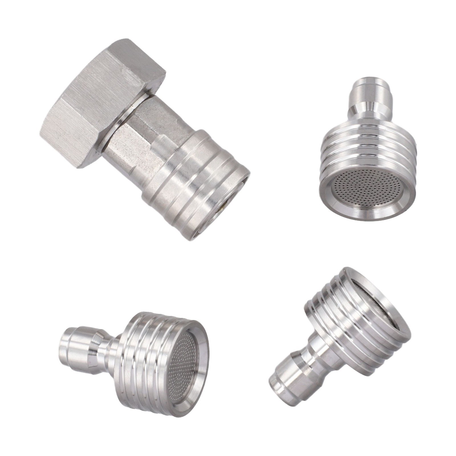 Pressure Washer Nozzle Adapter with 14 Inch Connector for Efficient Car Washing