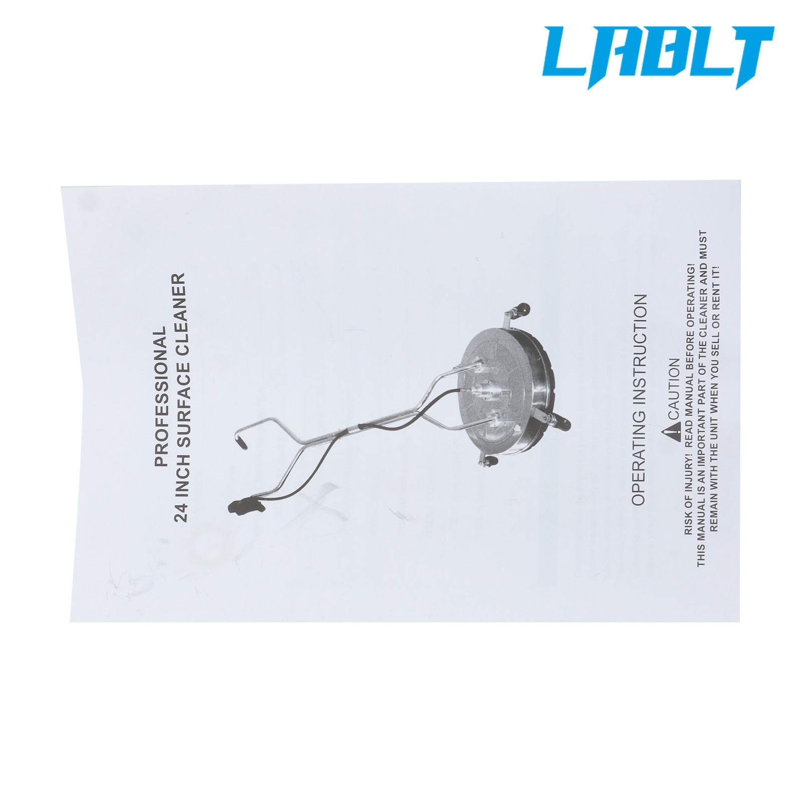 LABLT 24″ Pressure Washer Surface Cleaner w/ Handles & Wheels Quick Connect