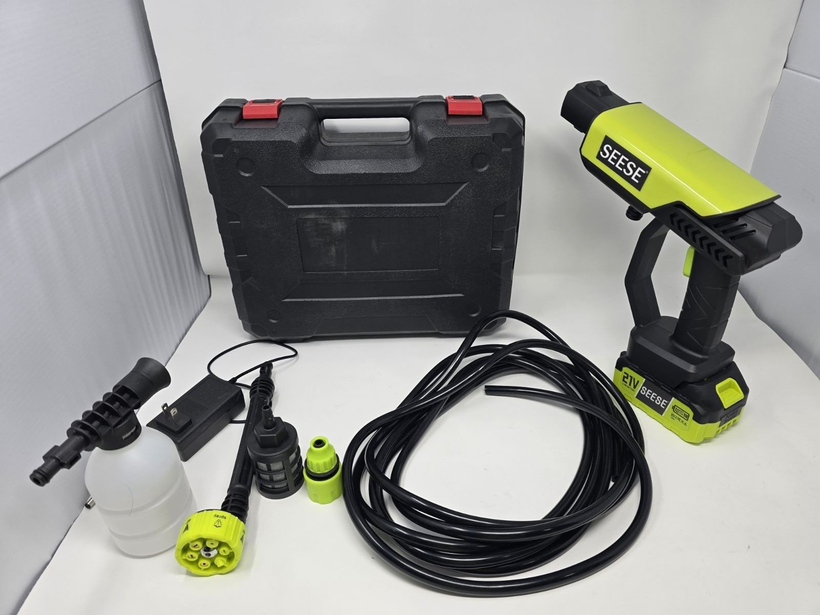 SEESE | CORDLESS HANDHELD | LITHIUM BATTERY PORTABLE ELECTRIC PRESSURE WASHER