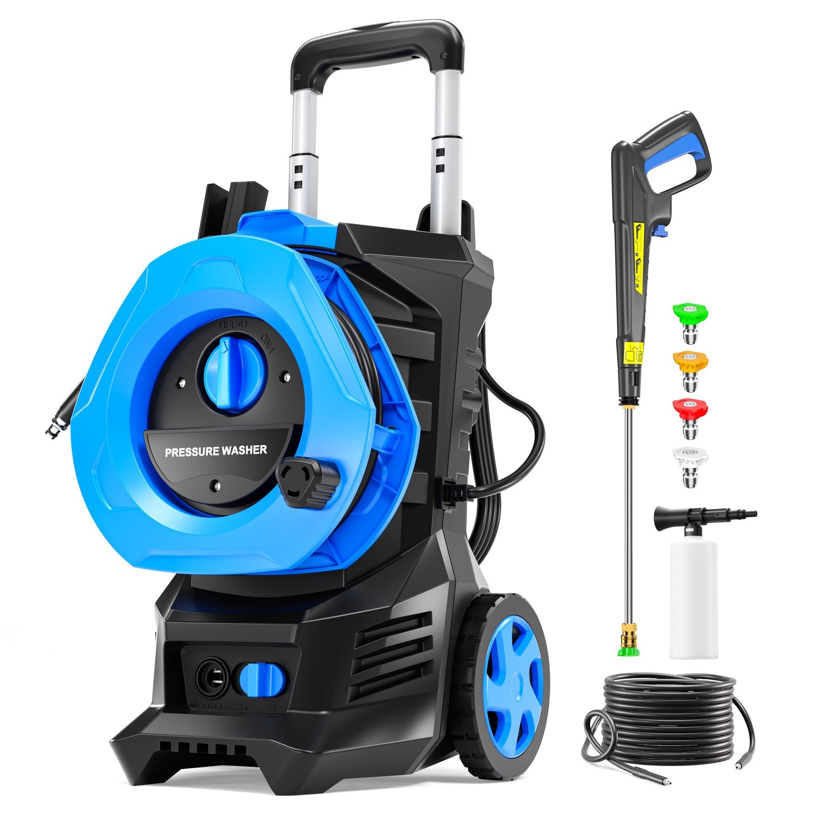 4200PSI 2.5GPM High Pressure Power Washer Portable Electric Cleaner Machine