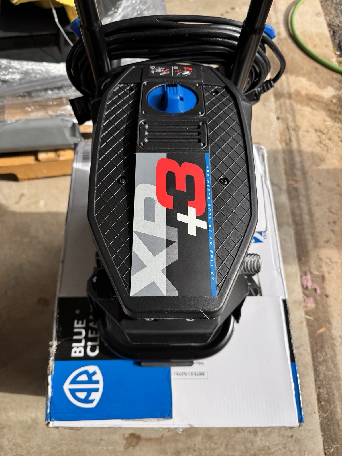 AR Blue Clean XP3-2400 PSI 1.16 GPM 14 Amp Motor Electric Pressure Washer
