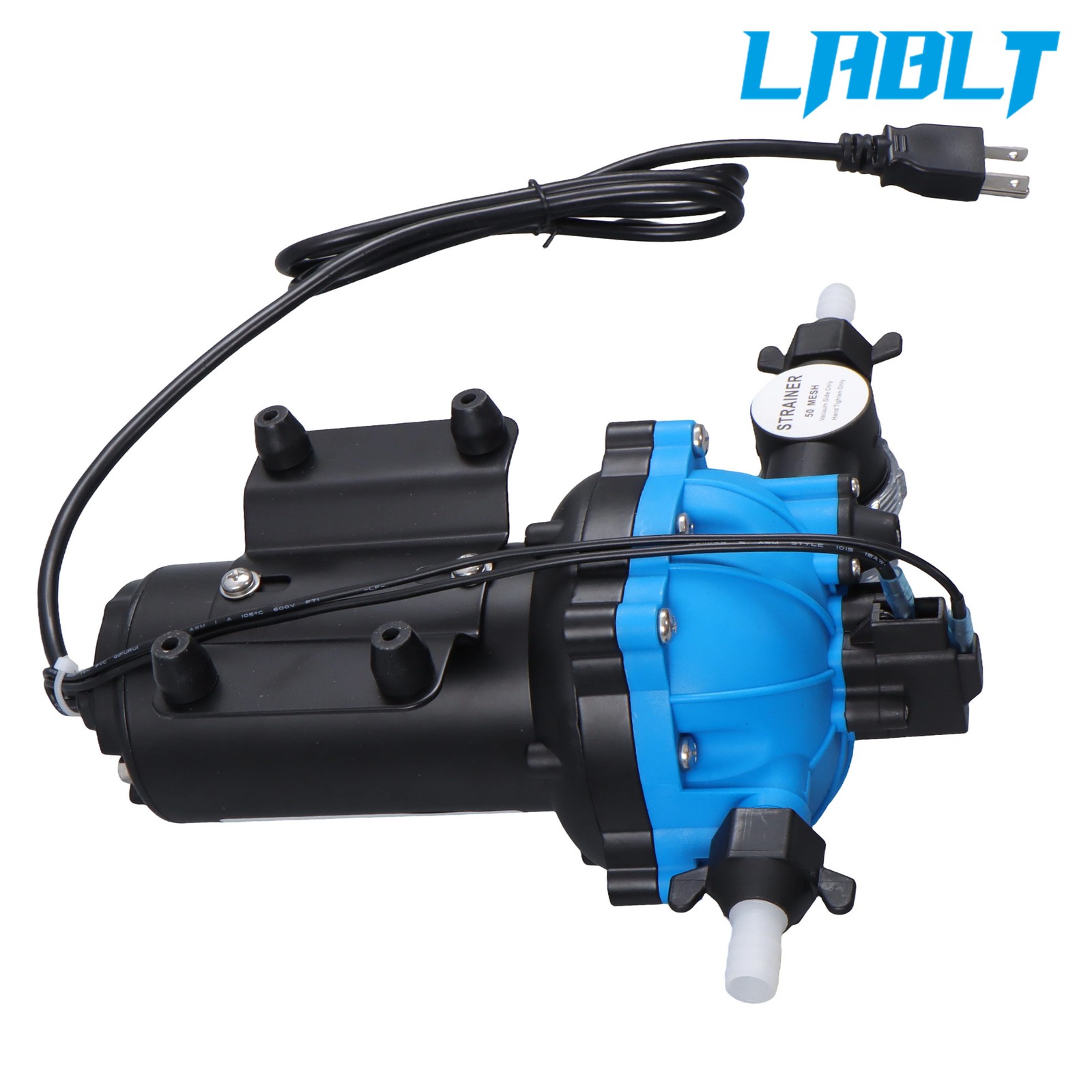 LABLT Water Pressure Booster Diaphragm Pump 5-chamber 80PSI 6GPM for House