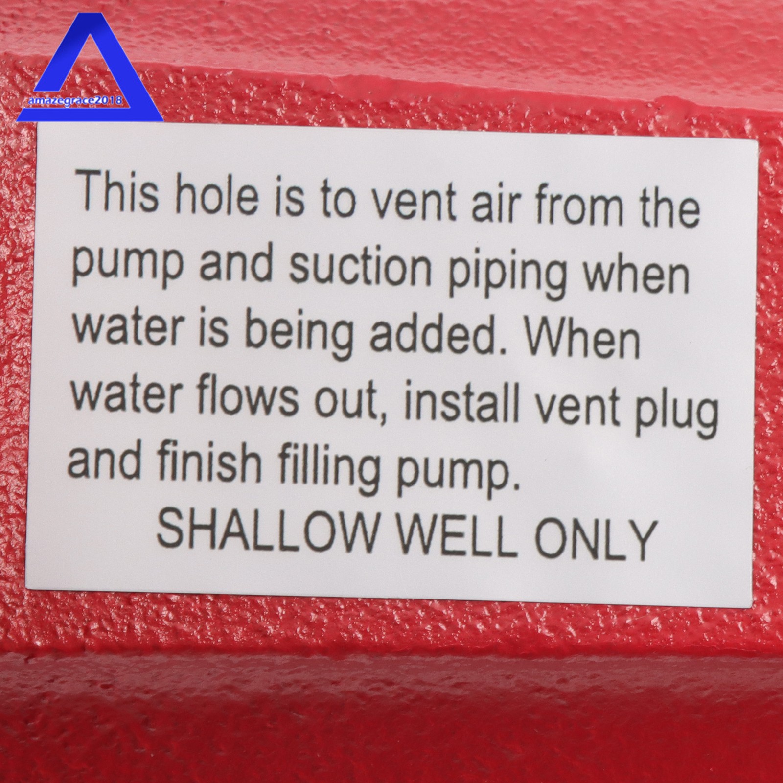 RJS-75-PREM Premium Cast Iron Shallow Well Jet Pump 3/4 HP 16 GPM Red 602207