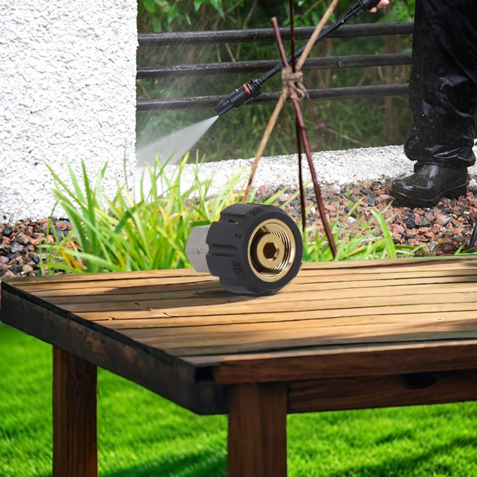 Adapter Connector 14mm/15mm Black And Sliver Easy Installation Fitting
