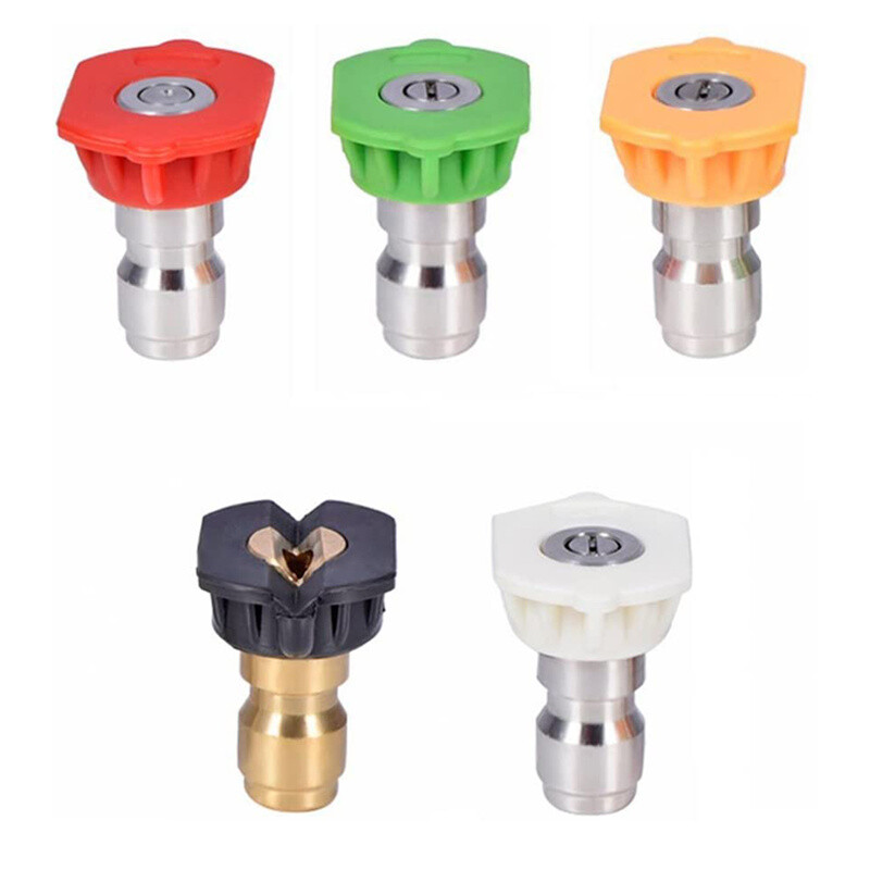 3000 PSI High Pressure Washer Gun Car Wash Foam Spray Short Wand /Nozzle Tips