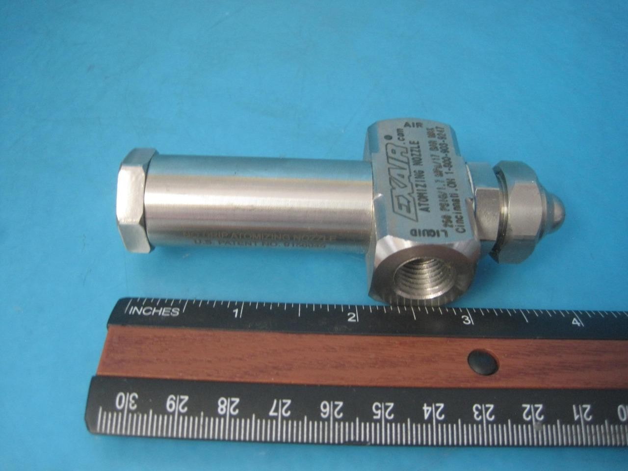 EXAIR Atomizing Spray Nozzle: Pressure, Low, 1 to 3.8 gph, 8″ Diameter No Drip