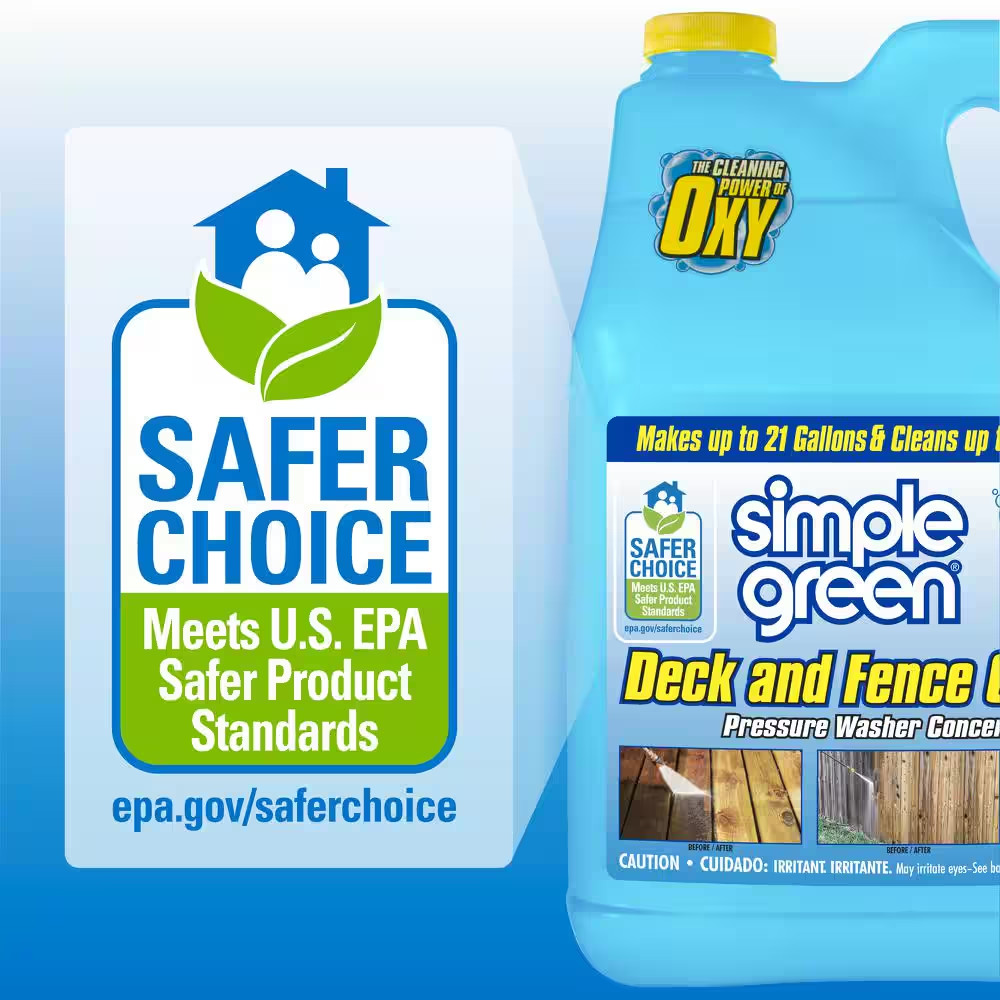 1 Gal. Oxy Solve Deck and Fence Pressure Washer Concentrate Outdoor Cleaner