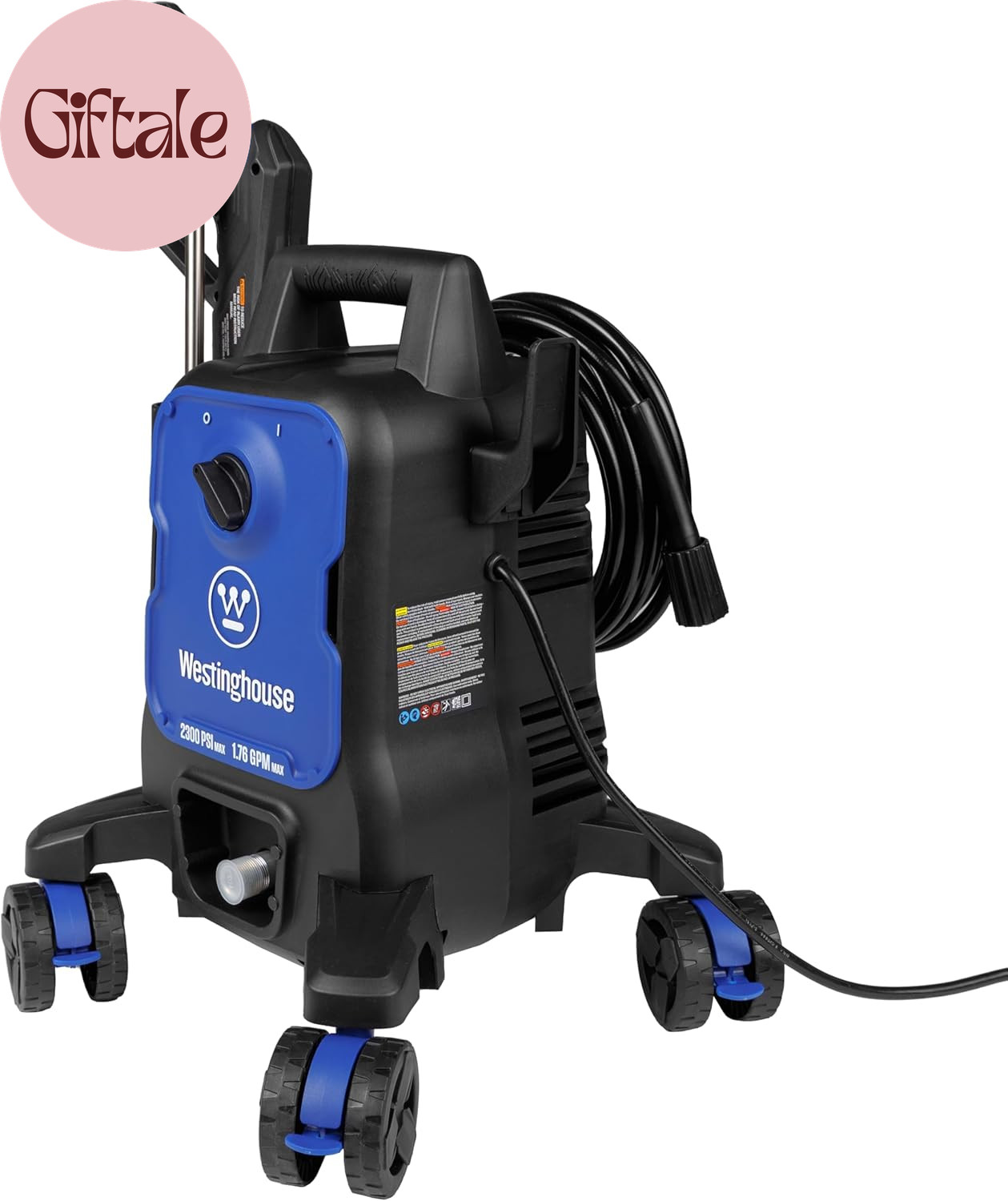 Epx3100 Electric Pressure Washer, 2300 Max PSI 1.76 Max GPM with Anti-Tipping Te