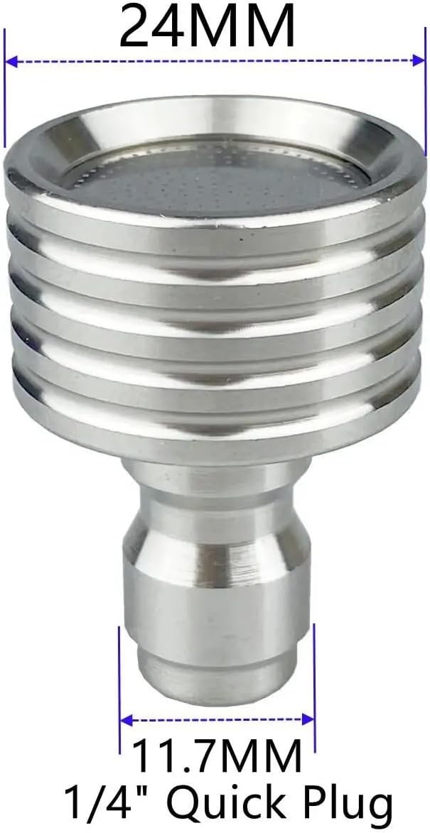 Pressure Washer Tips Spray Nozzle Soft Rain Shower Head Sprinkler