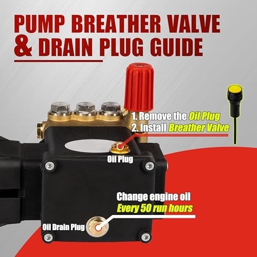 1″ Shaft Triplex Pressure Washer Pump 4200 PSI 4.2 GPM Replacement Power