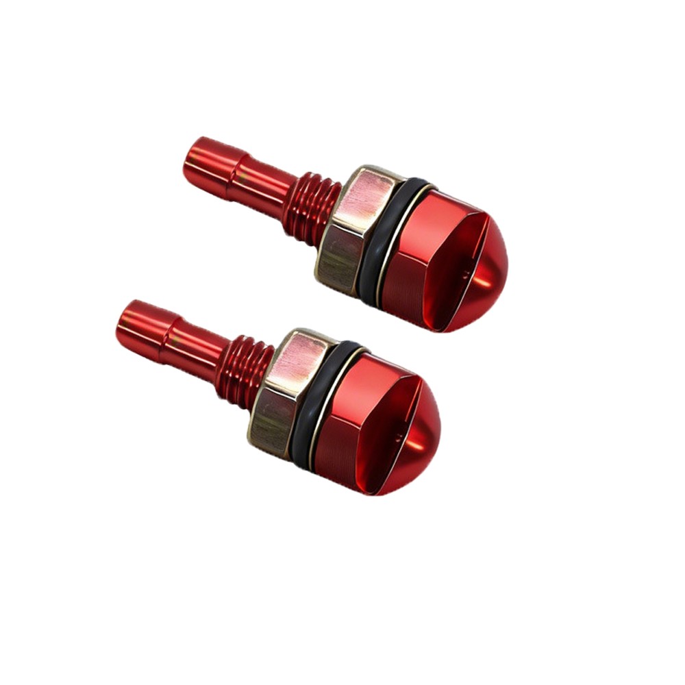 2X Universal Aluminum Windshield Wiper Water Jet Spray Washer Nozzle Of Vehicle