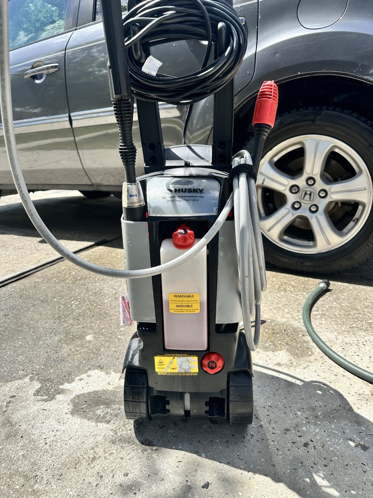 Husky Powerwasher 2000 PSI Cold Water Corded Electric Washer w/ Gun Hose