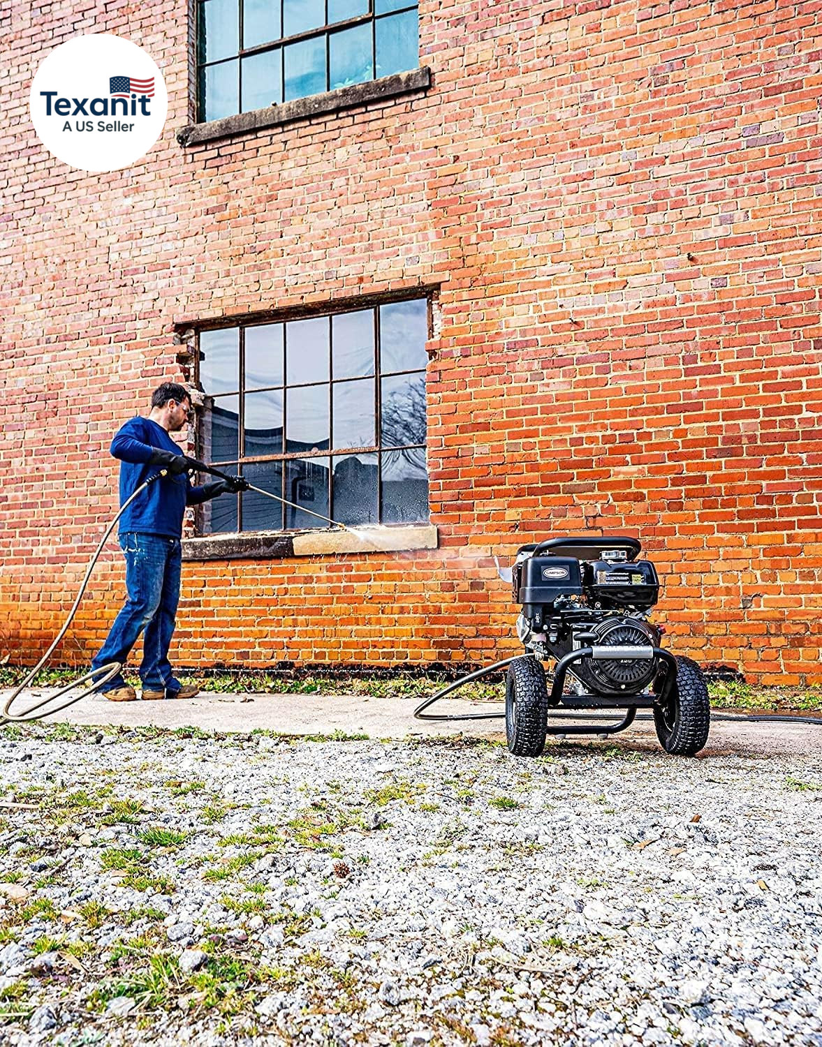 PS4240 Powershot Gas Pressure Washer Powered by Honda GX390, 4200 PSI at 4.0 GPM