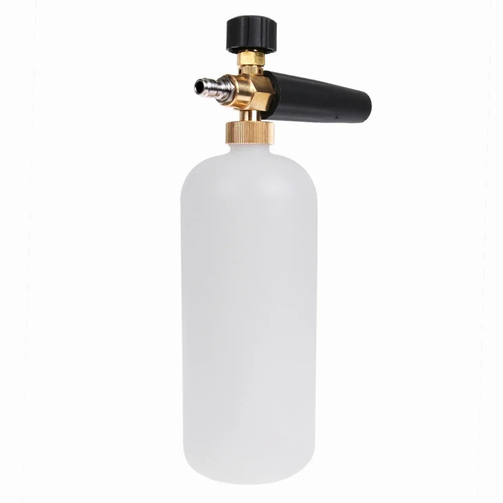 1/4″ Snow Foam Cannon Gun Car Wash Soap Lance Sprayer Pressure Washer Bottle