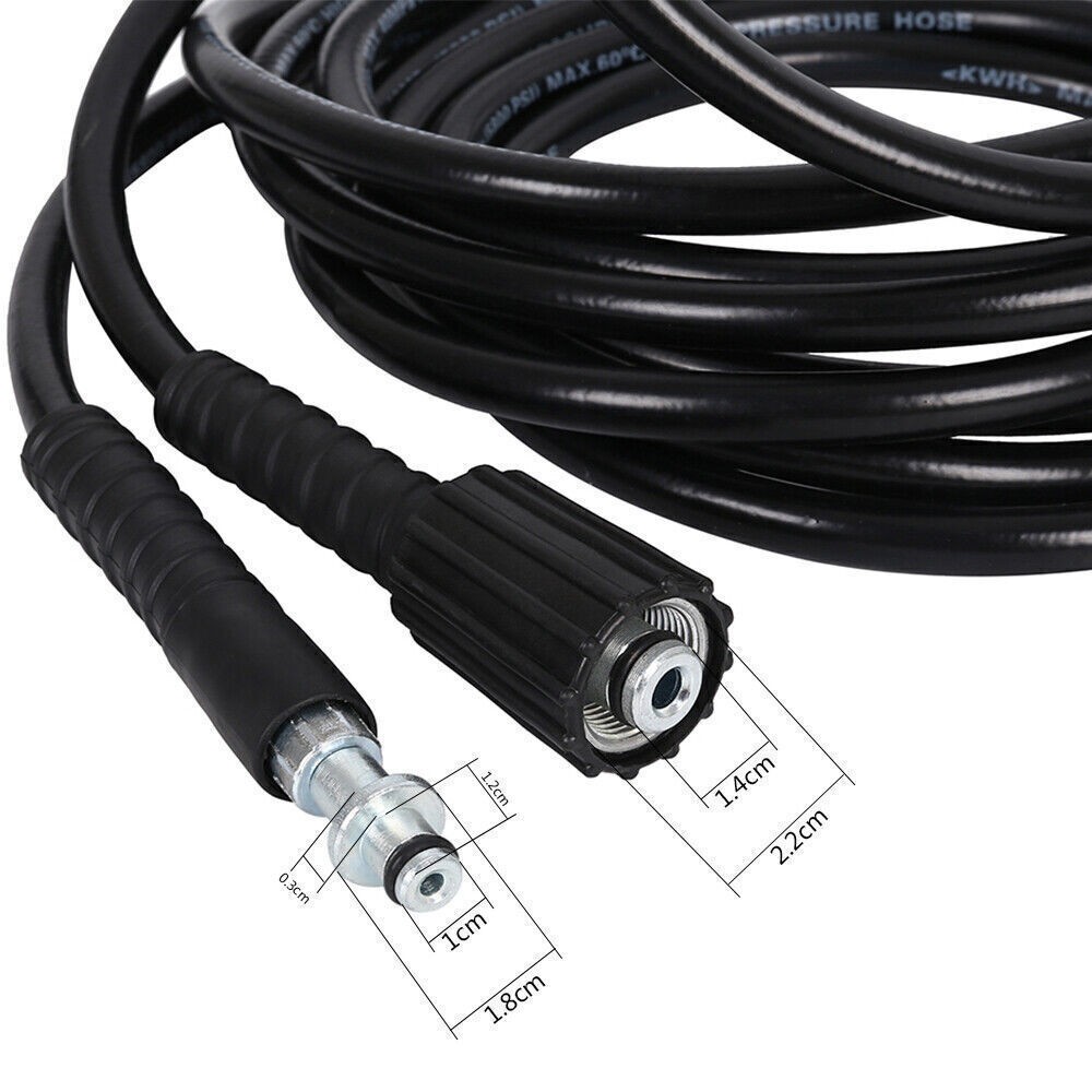 6/10M 160/400bar M22 high pressure hose replacement hose for Kärcher K2/K3/K4/K5