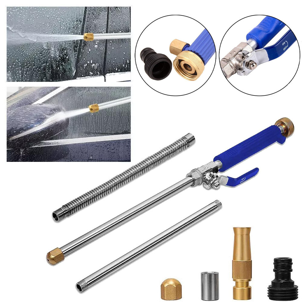High Pressure Power Washer Water Spray Gun Nozzle Wand Attachment Garden Hose US
