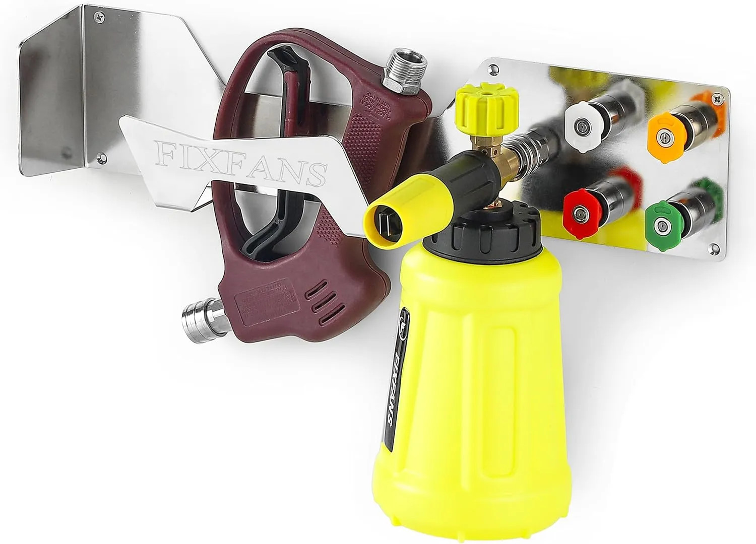 Pressure Washer Gun Holder Wall Mount Storage Rack For 1/4 Inch Quick Connect…