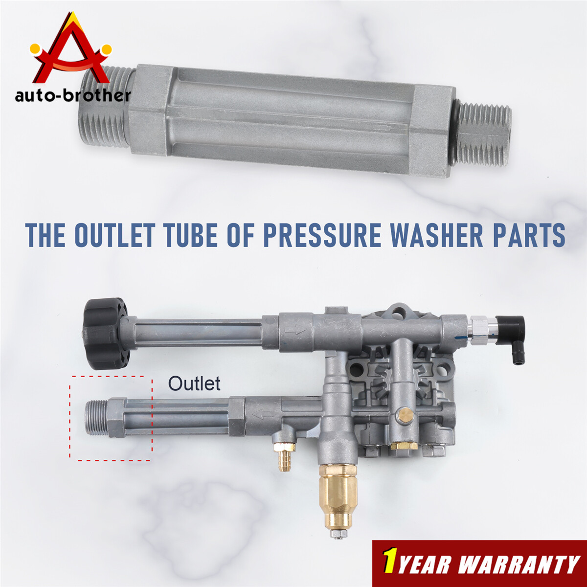 Power Pressure Washer Pump Water Outlet Tube – 190589GS 190634GS 201497GS