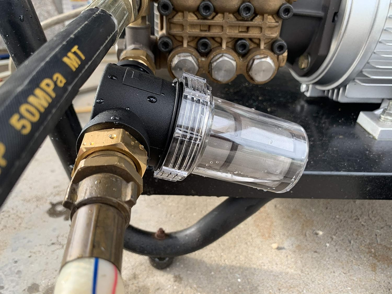 Garden Hose Filter for Pressure Washer Inlet Water, Inline Filter for Sediment,