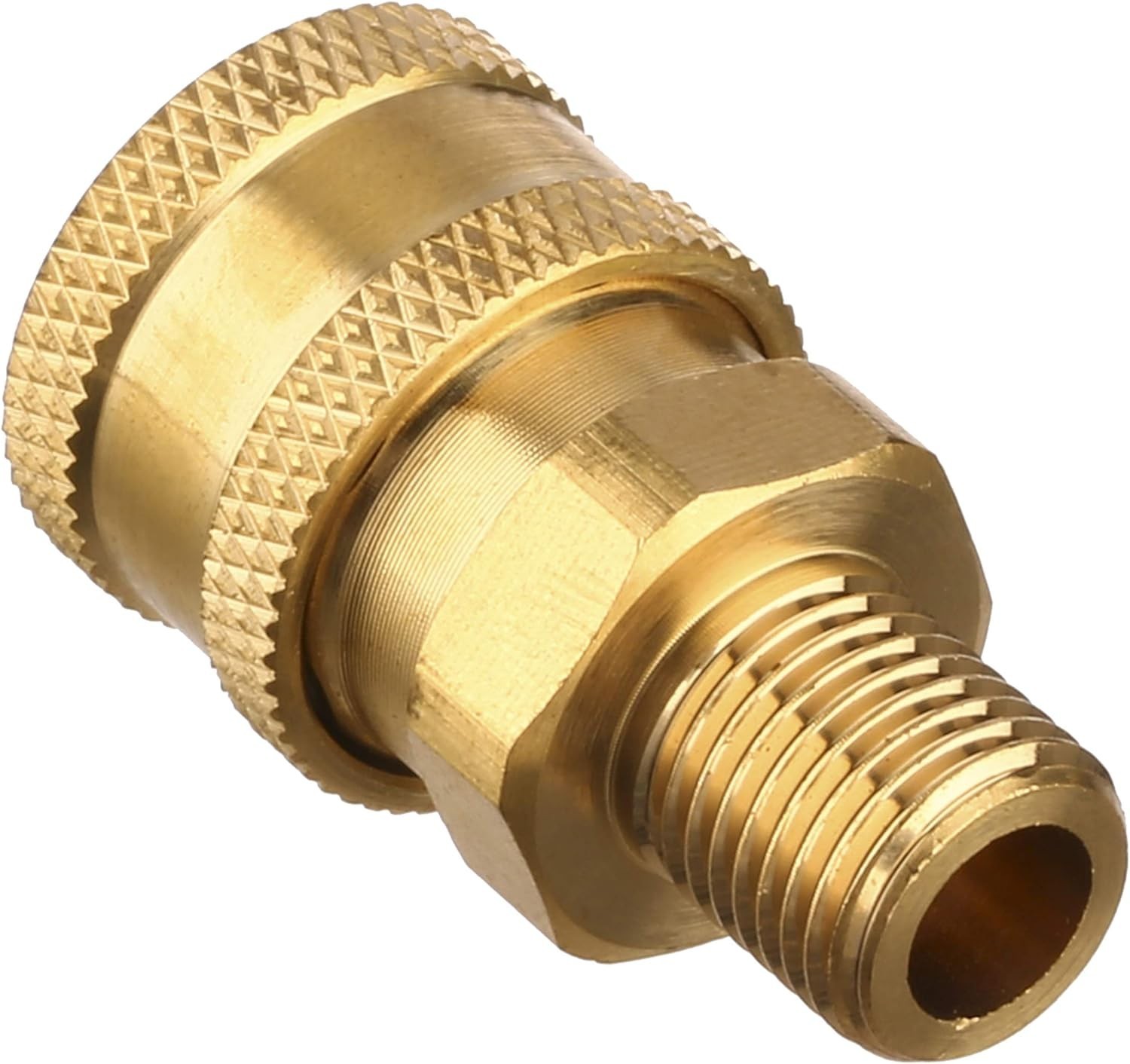 Reliable 1/4” Quick Connect Pressure Washer Coupler 5000 PSI, Brass – 2 Count
