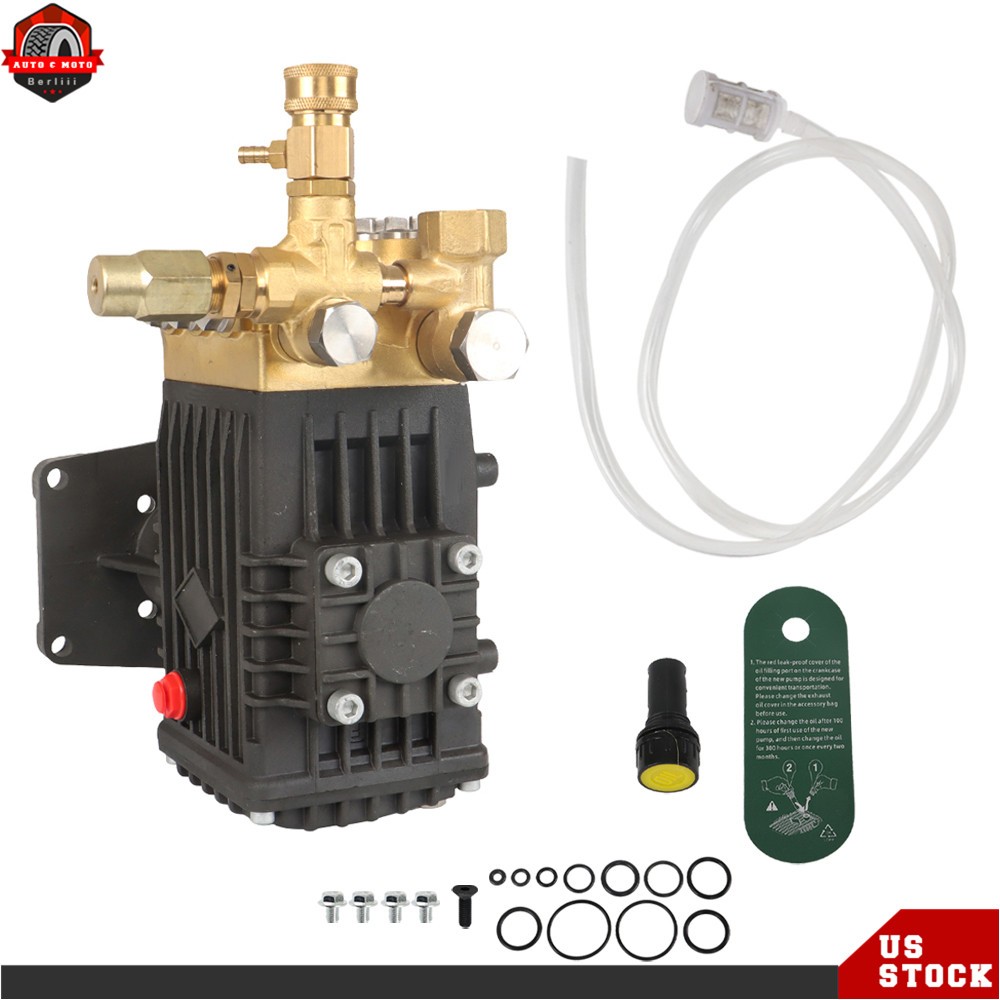 NEW G: 3000 psi at 4 US gpm, 9 hp at 3400 rpm 1-in Shaft Pressure Washer Pump