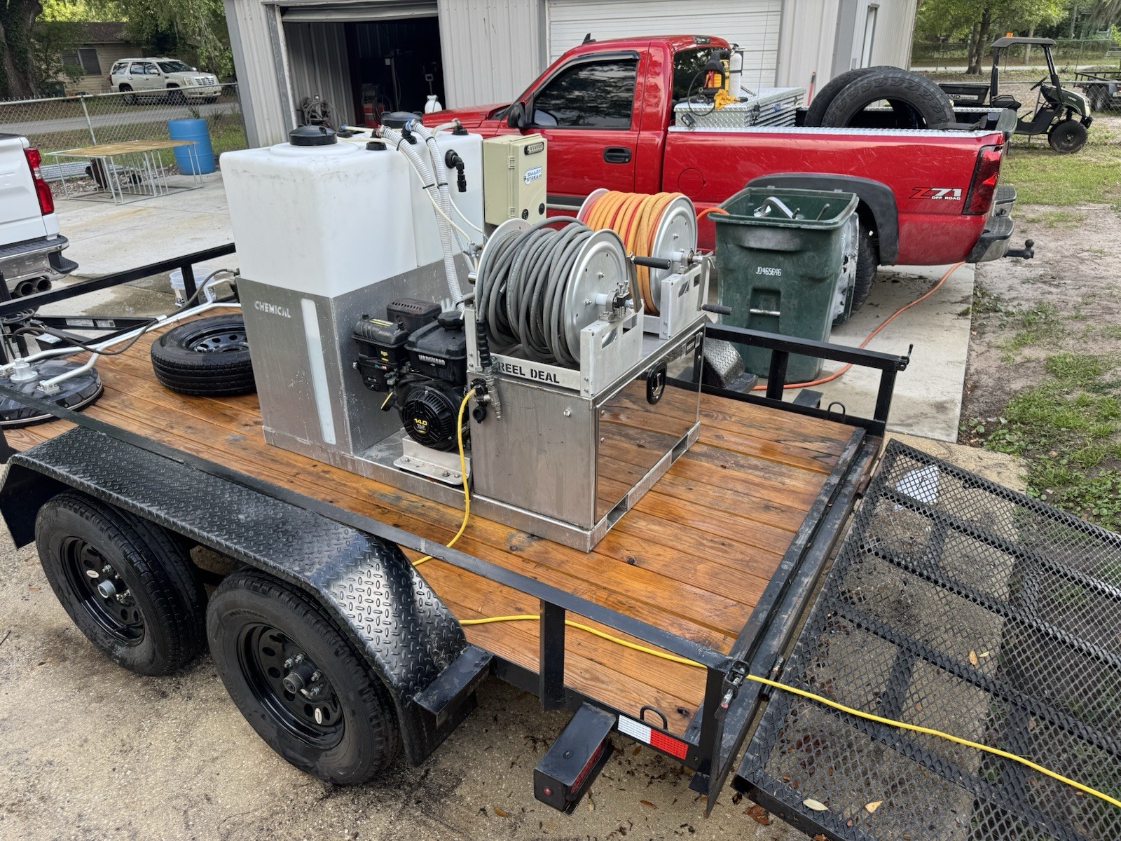 SESW super 8 skid and trailer