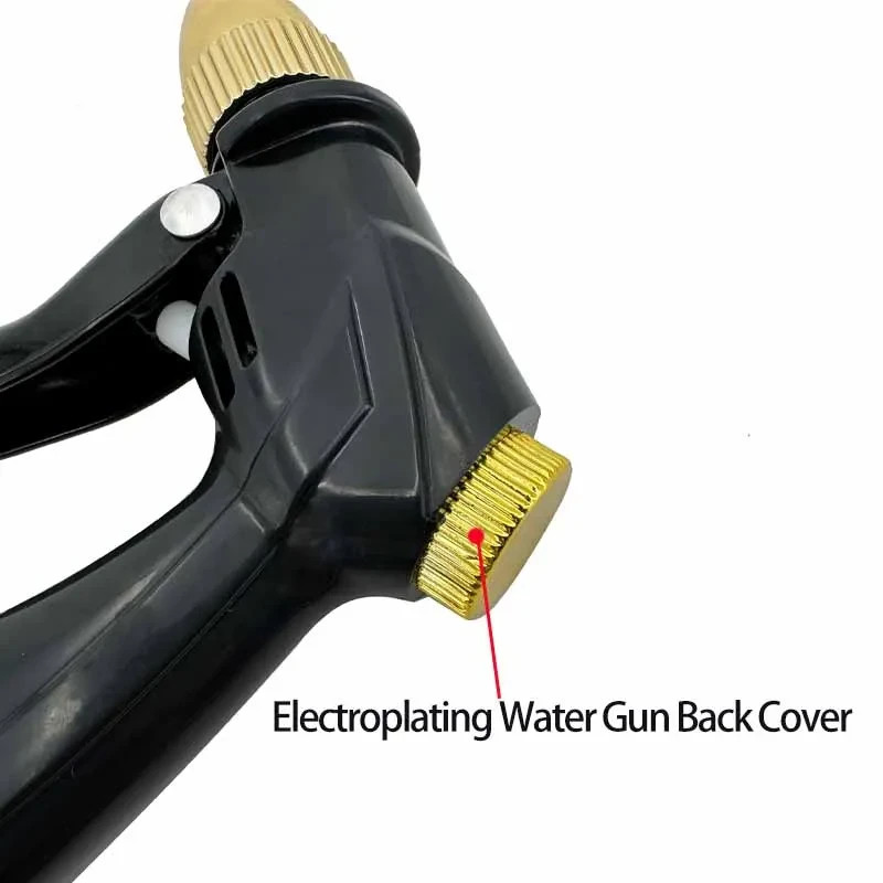 High Pressure Water Gun – 360° Rotating Nozzle, American Thread for Car & Patio