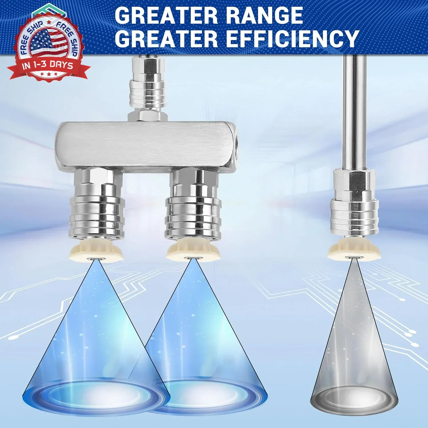 Pressure Washer Tips, 2-in-1 Power Washer Nozzle Tip, Dual Pressure Washer Nozzl