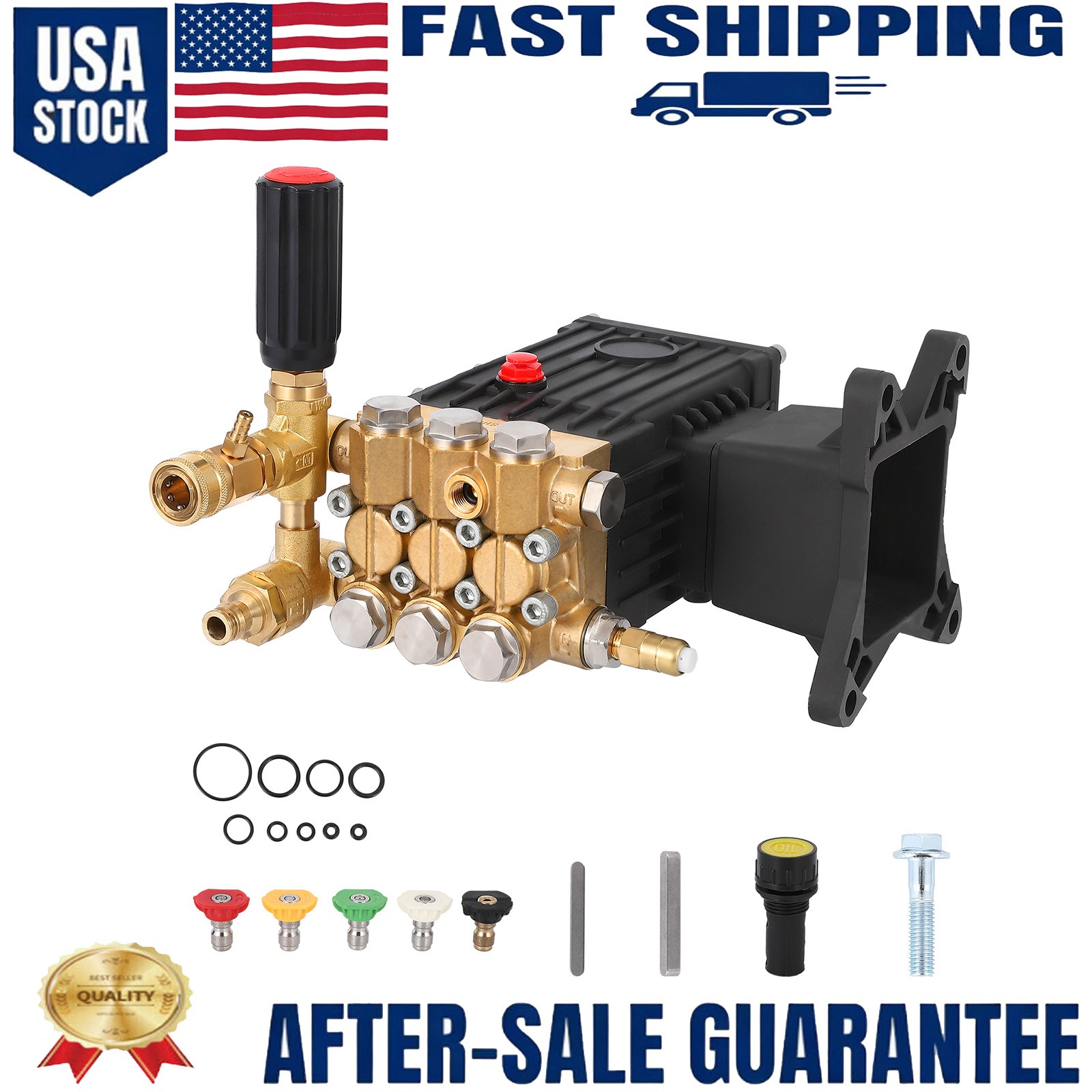 High Pressure Washer Pump Power Washer Pump 4000 PSI Multipurpose Cleaning Tool